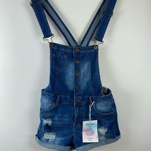Wax Jean Denim Overalls , Size M